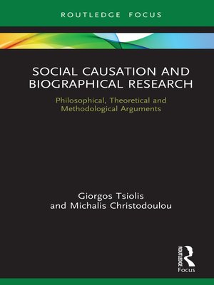 cover image of Social Causation and Biographical Research